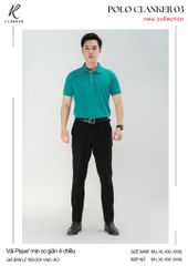 Áo Polo Thể Thao CLANKER 03 Màu Xanh Lý