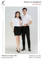 Áo Polo Thể Thao CLANKER 03 Màu Trắng