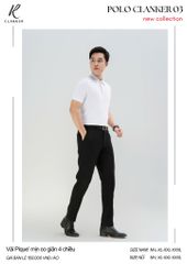 Áo Polo Thể Thao CLANKER 03 Màu Trắng