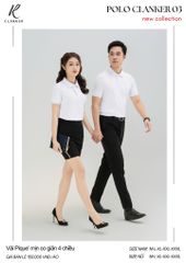Áo Polo Thể Thao CLANKER 03 Màu Trắng