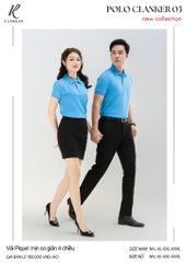 Áo Polo Thể Thao CLANKER 03 Màu Xanh Da