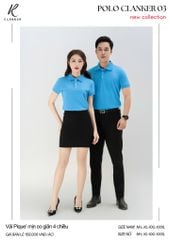Áo Polo Thể Thao CLANKER 03 Màu Xanh Da