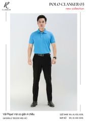 Áo Polo Thể Thao CLANKER 03 Màu Xanh Da