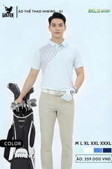 Áo Thể Thao Golf , Pickleball Cao Cấp Hiwing G1 Màu Xanh Da