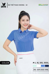 Áo Thể Thao Golf , Pickleball Cao Cấp Hiwing G1 Màu Xanh Than