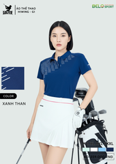 Áo Thể Thao Golf , Pickleball Cao Cấp Hiwing G1 Màu Xanh Mint