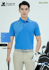 Áo Thể Thao Golf , Pickleball Cao Cấp Hiwing G1 Màu Xanh Mint