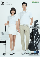 Áo Thể Thao Golf , Pickleball Cao Cấp Hiwing G1 Màu Xanh Mint