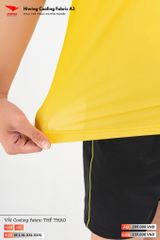 Áo Polo Thể Thao Pickeball, Cầu Lông Bóng Chuyền Hiwing A3 Nam Nữ - Màu Vàng