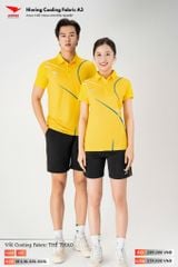 Áo Polo Thể Thao Pickeball, Cầu Lông Bóng Chuyền Hiwing A3 Nam Nữ - Màu Vàng