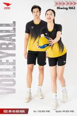 Áo Bóng Chuyền, Áo Pickleball Hiwing HA3 - Màu Đen