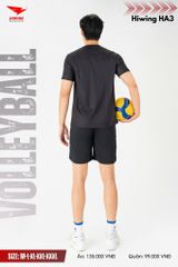 Áo Bóng Chuyền, Áo Pickleball Hiwing HA3 - Màu Đen