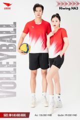 Áo Bóng Chuyền, Áo Pickleball Hiwing HA3 - Màu Đỏ