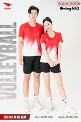Áo Bóng Chuyền, Áo Pickleball Hiwing HA3 - Màu Đỏ