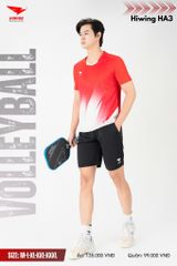 Áo Bóng Chuyền, Áo Pickleball Hiwing HA3 - Màu Đỏ