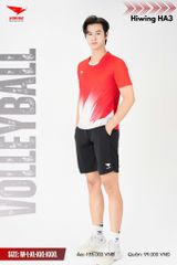 Áo Bóng Chuyền, Áo Pickleball Hiwing HA3 - Màu Đỏ