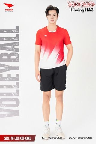 Áo Bóng Chuyền, Áo Pickleball Hiwing HA3 - Màu Đỏ