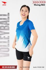 Áo Bóng Chuyền, Áo Pickleball Hiwing HA3 - Màu Xanh