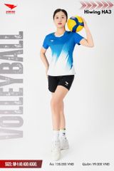 Áo Bóng Chuyền, Áo Pickleball Hiwing HA3 - Màu Xanh
