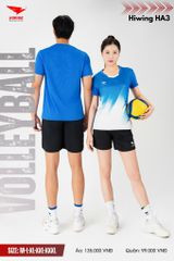 Áo Bóng Chuyền, Áo Pickleball Hiwing HA3 - Màu Xanh