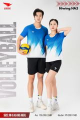 Áo Bóng Chuyền, Áo Pickleball Hiwing HA3 - Màu Xanh