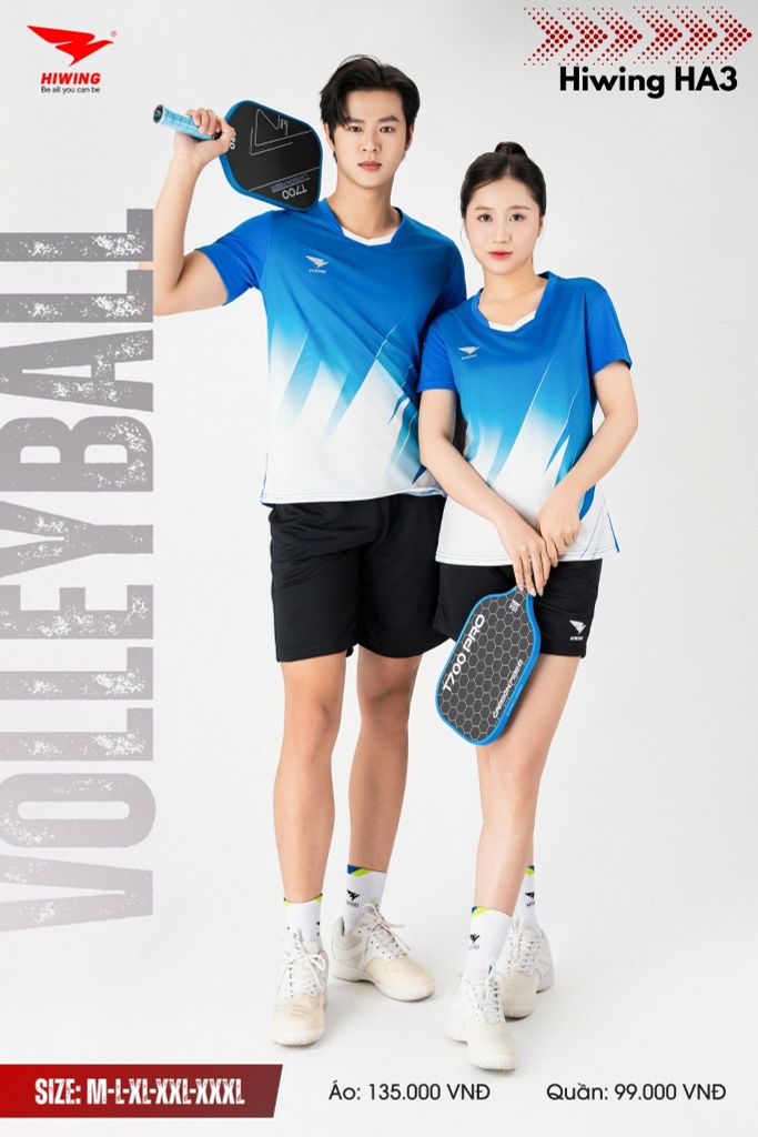Áo Bóng Chuyền, Áo Pickleball Hiwing HA3 - Màu Đỏ
