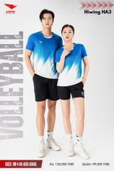 Áo Bóng Chuyền, Áo Pickleball Hiwing HA3 - Màu Xanh