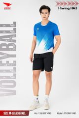 Áo Bóng Chuyền, Áo Pickleball Hiwing HA3 - Màu Xanh
