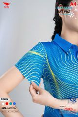 Áo Thể Thao HIWING ICE TECH A4 Nam Nữ Màu Xanh Da