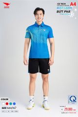 Áo Thể Thao HIWING ICE TECH A4 Nam Nữ Màu Trắng