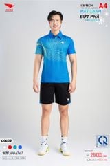 Áo Thể Thao HIWING ICE TECH A4 Nam Nữ Màu Xanh Lý
