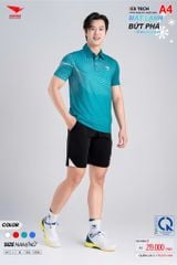Áo Thể Thao HIWING ICE TECH A4 Nam Nữ Màu Xanh Lý