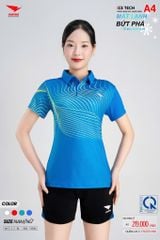Áo Thể Thao HIWING ICE TECH A4 Nam Nữ Màu Xanh Da