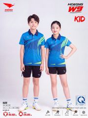 Bộ Quần Áo Thể Thao Trẻ Em Hiwing W9 Màu Đỏ – Chuẩn Form, Mát Mẻ Vận Động
