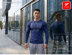 Áo Thể Thao Body Dài Tay Cao Cấp FVB Mã XN1 — Thiết Kế Xương Sườn Đột Phá, Tôn Dáng Cực Đỉnh