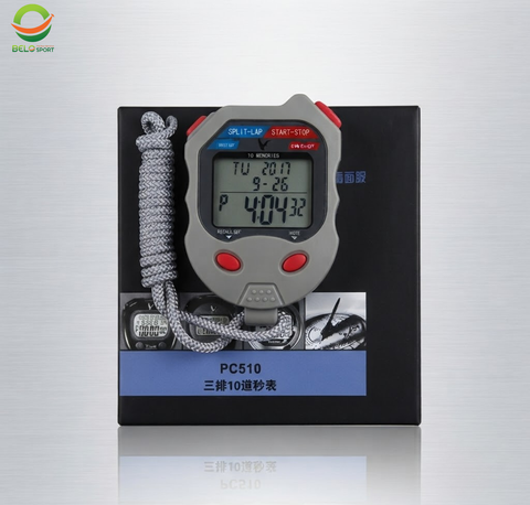 Đồng Hồ Bấm Giờ Thể Thao 10 Laps PC510 — Chuyên Nghiệp, Đa Nhớ, Đo Lường Cực Chuẩn