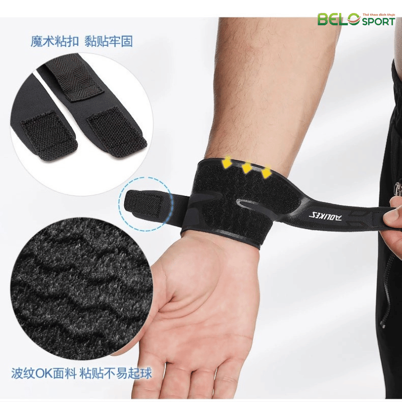 Băng Cổ Tay Chống Bong Gân Gym Yoga 7930 Aolikes