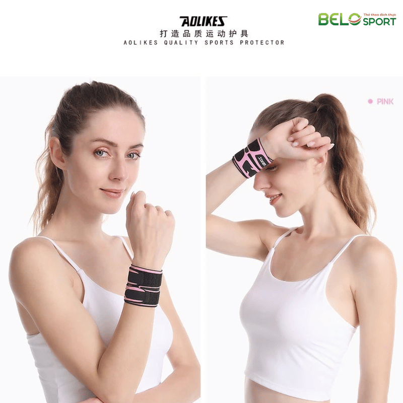 Băng Cổ Tay Chống Bong Gân Gym Yoga 7930 Aolikes