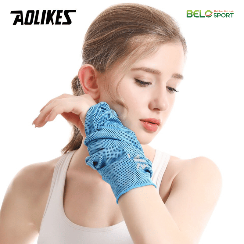 Băng Cổ Tay Lụa Thấm Mồ Hôi Aolikes 7933