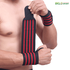 Băng Cổ Tay Xỏ Ngón 4 Sọc Aolikes A1539