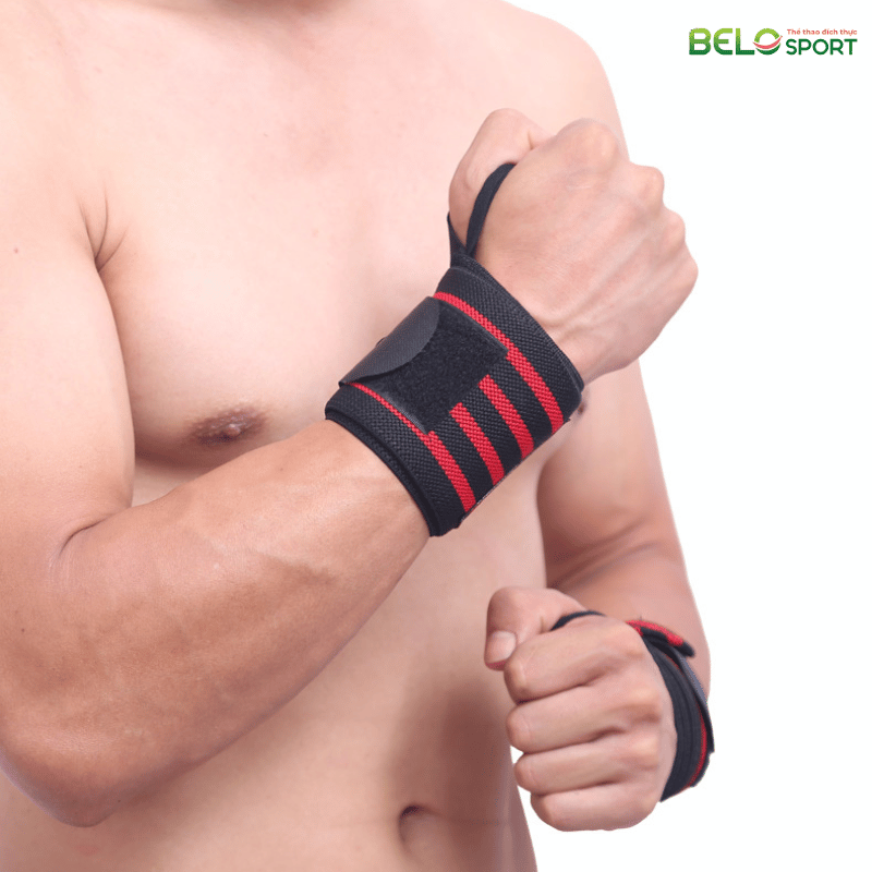 Băng Cổ Tay Xỏ Ngón 4 Sọc Aolikes A1539