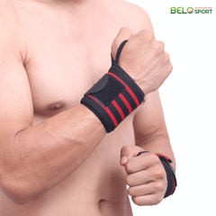 Băng Cổ Tay Xỏ Ngón 4 Sọc Aolikes A1539