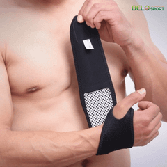 Băng Cổ Tay Xỏ Ngón Đá Tự Nóng Aolikes A1030