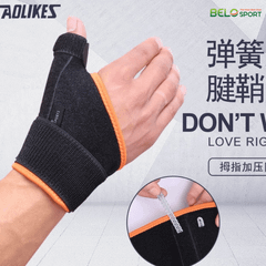 Băng Nẹp Cố Định Bảo Vệ Ngón Tay Cái Viền Cam Aolikes A1670