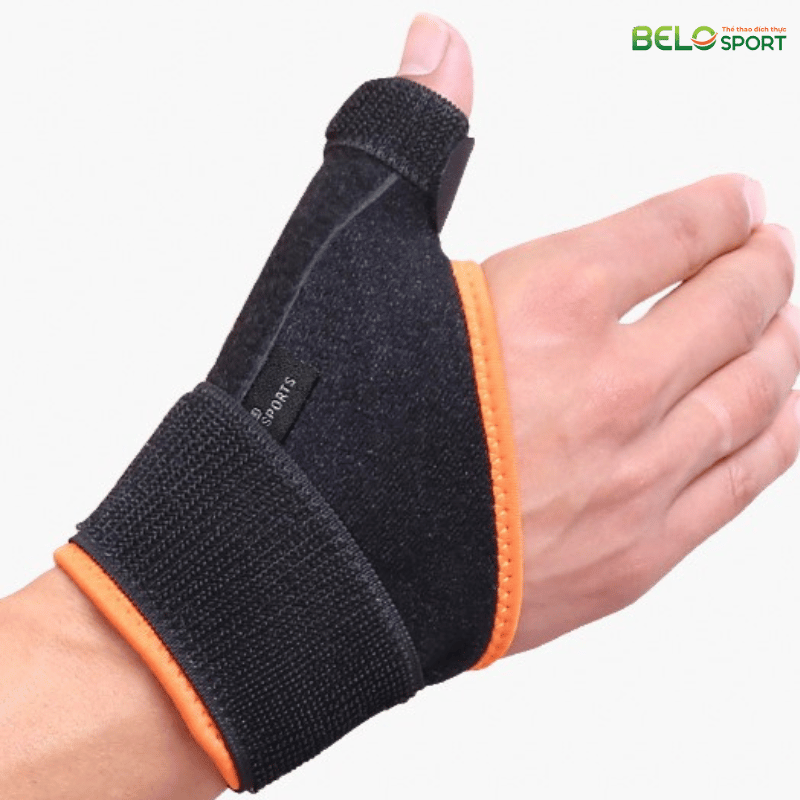 Băng Nẹp Cố Định Bảo Vệ Ngón Tay Cái Viền Cam Aolikes A1670