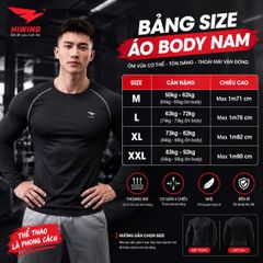 Áo Thể Thao Dài Tay Body Cao Cấp Hiwing Màu Đen — Ôm Dáng, Thoải Mái, Giá Tốt Nhất