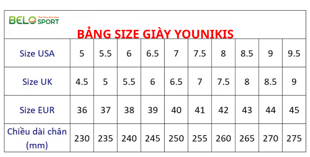 Giày Giày Cầu Lông Younikis 6855 – Êm Ái, Bám Sàn, Tối Ưu Hiệu Suất