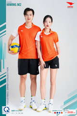 Bộ Quần Áo Bóng Chuyền Hiwing M2 Nam Nữ Màu Cam Mới Nhất Năm 2026