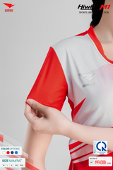 Bộ Quần Áo Cầu Lông Pickleball Bóng Chuyền Hiwing M1 Nam Nữ Màu Đỏ