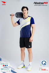 Bộ Quần Áo Cầu Lông Pickleball Bóng Chuyền Hiwing M1 Nam Nữ Màu Xanh Than